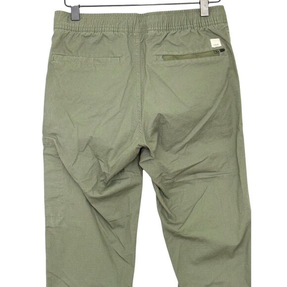 Vuori Women's Ripstop Pants Army Green Size XS Organic Cotton Drawstring Pockets - Picture 6 of 10